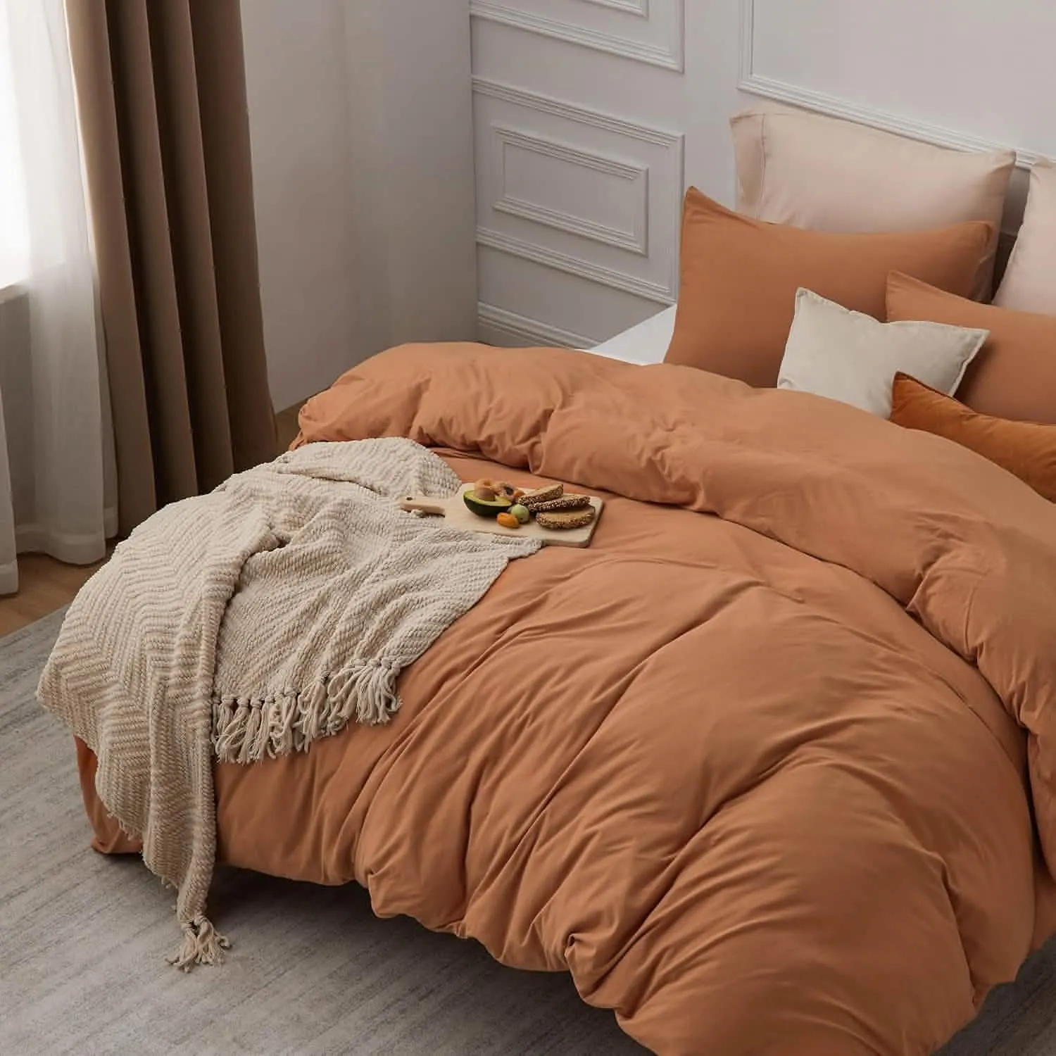 100% Jersey Knit Cotton Duvet Cover