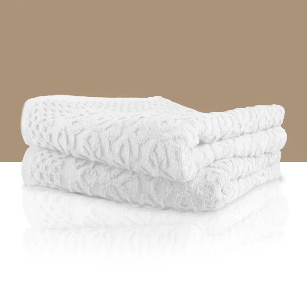 3 Piece Designer Bath Towel Set