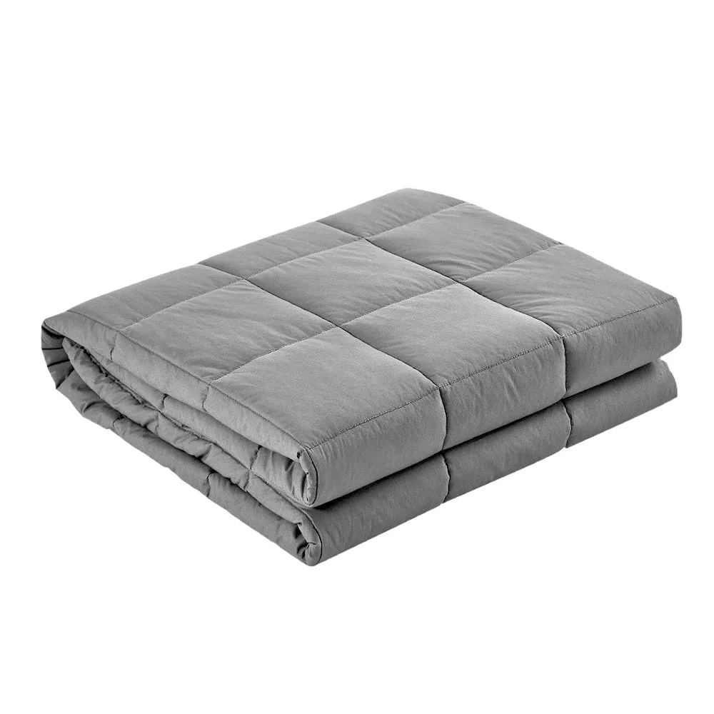 7KG Weighted Blanket, Microfibre, Glass Beads - Giselle Bedding