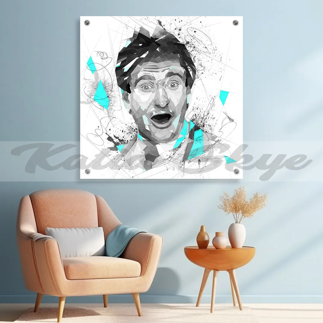 Abstract Canvas Wal Art Movie Poster Inspired By Robin Williams // MOV-RW01