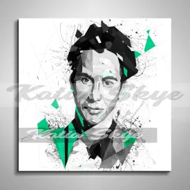 Abstract Canvas Wall Art Movie Poster Inspired By Keanu Reeves // MOV-KR01