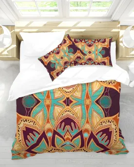 Aqua 3 King Duvet Cover Set