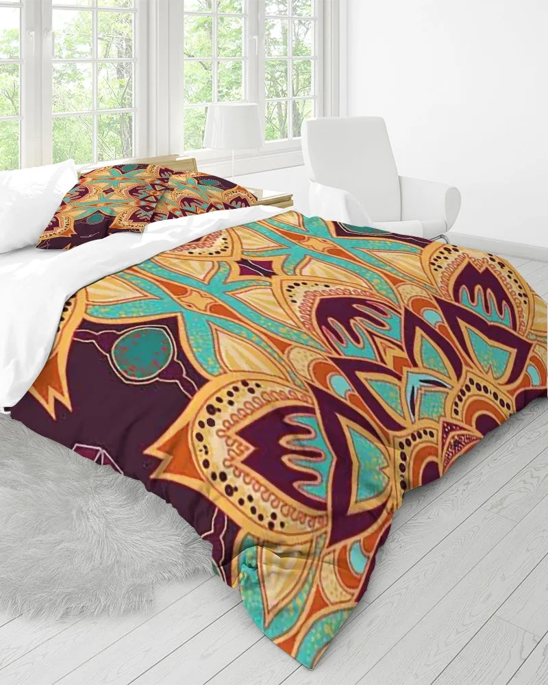 Aqua 3 King Duvet Cover Set