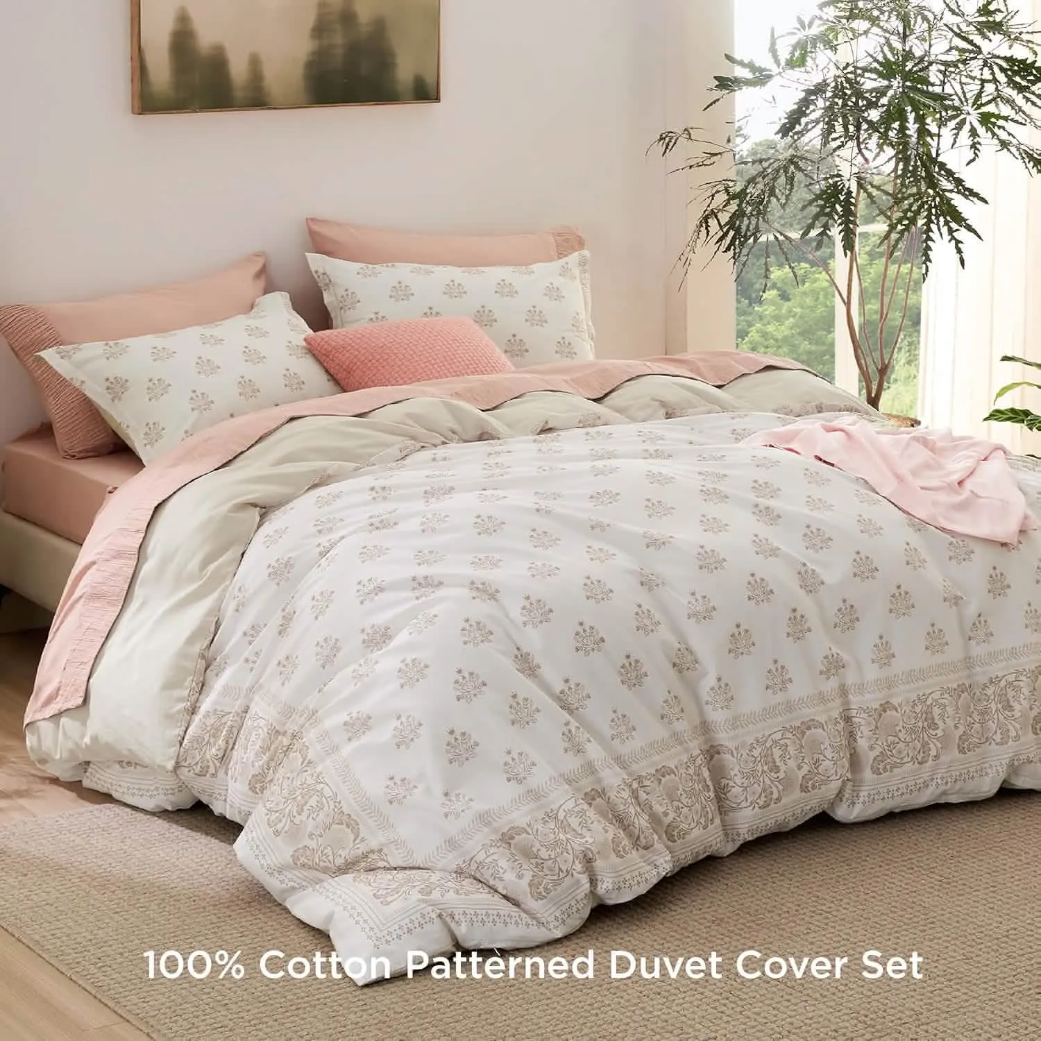 Bedsure Ultimate Comfort With Stylish Design Shell Beige