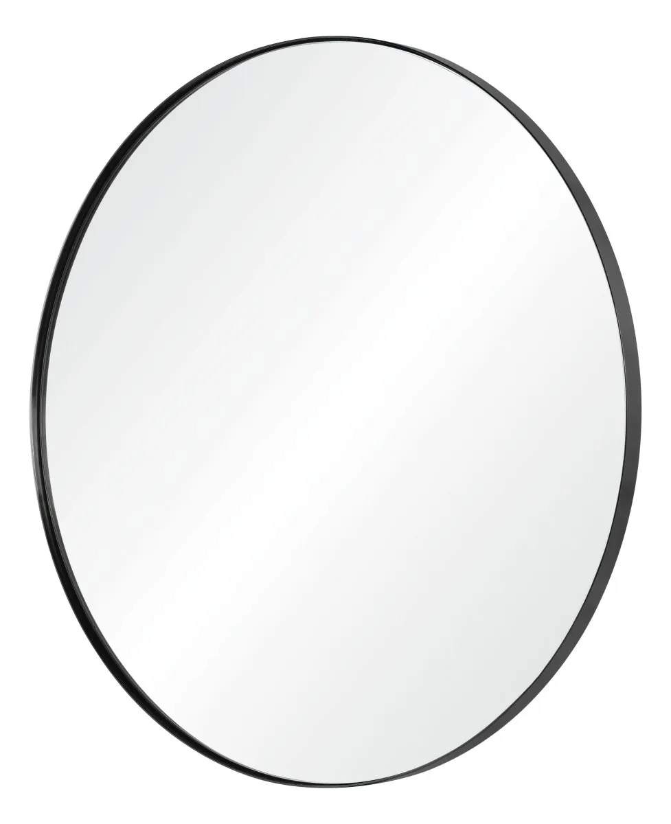 Black Nickel Round Mirror by Mirror Home