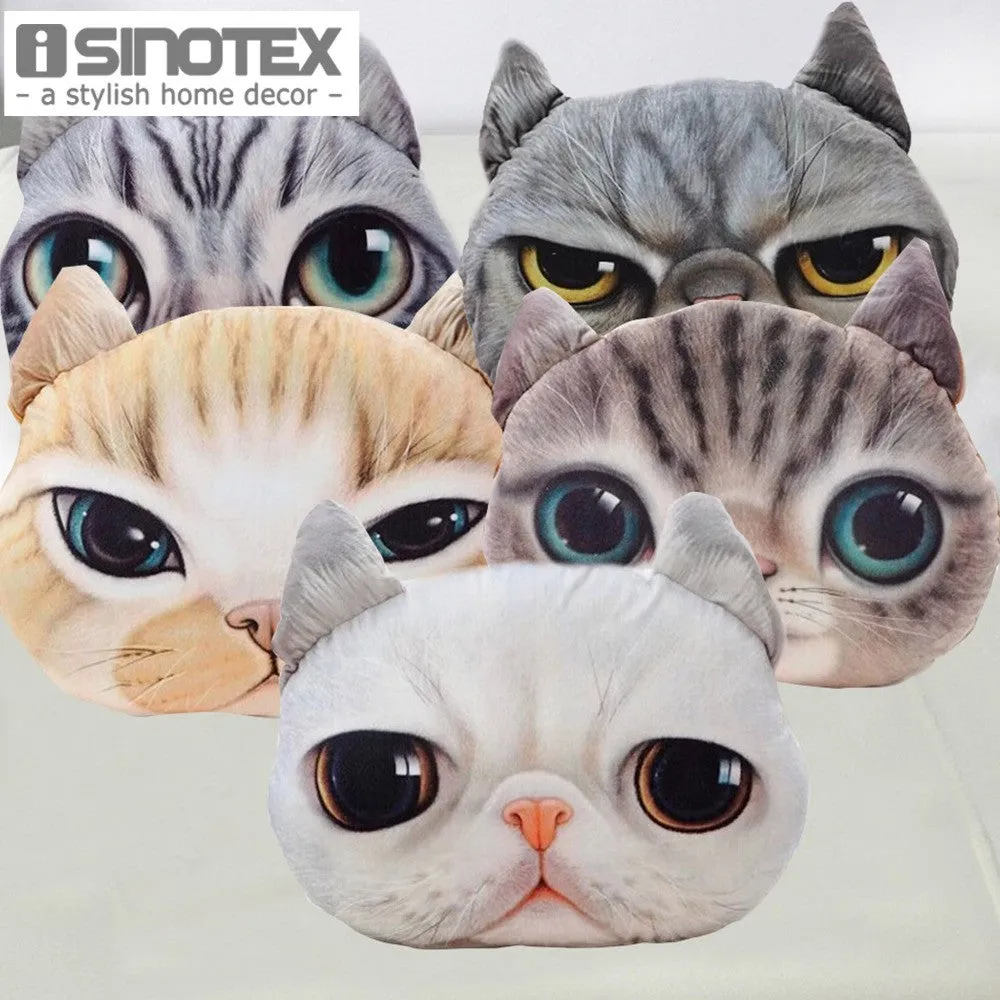 Cartoon Chair Sofa Pillow Personality Car Cushion Creative Handsome Cat Shape Nap Pillow Cute Seat Cushion 1PCS/Lot