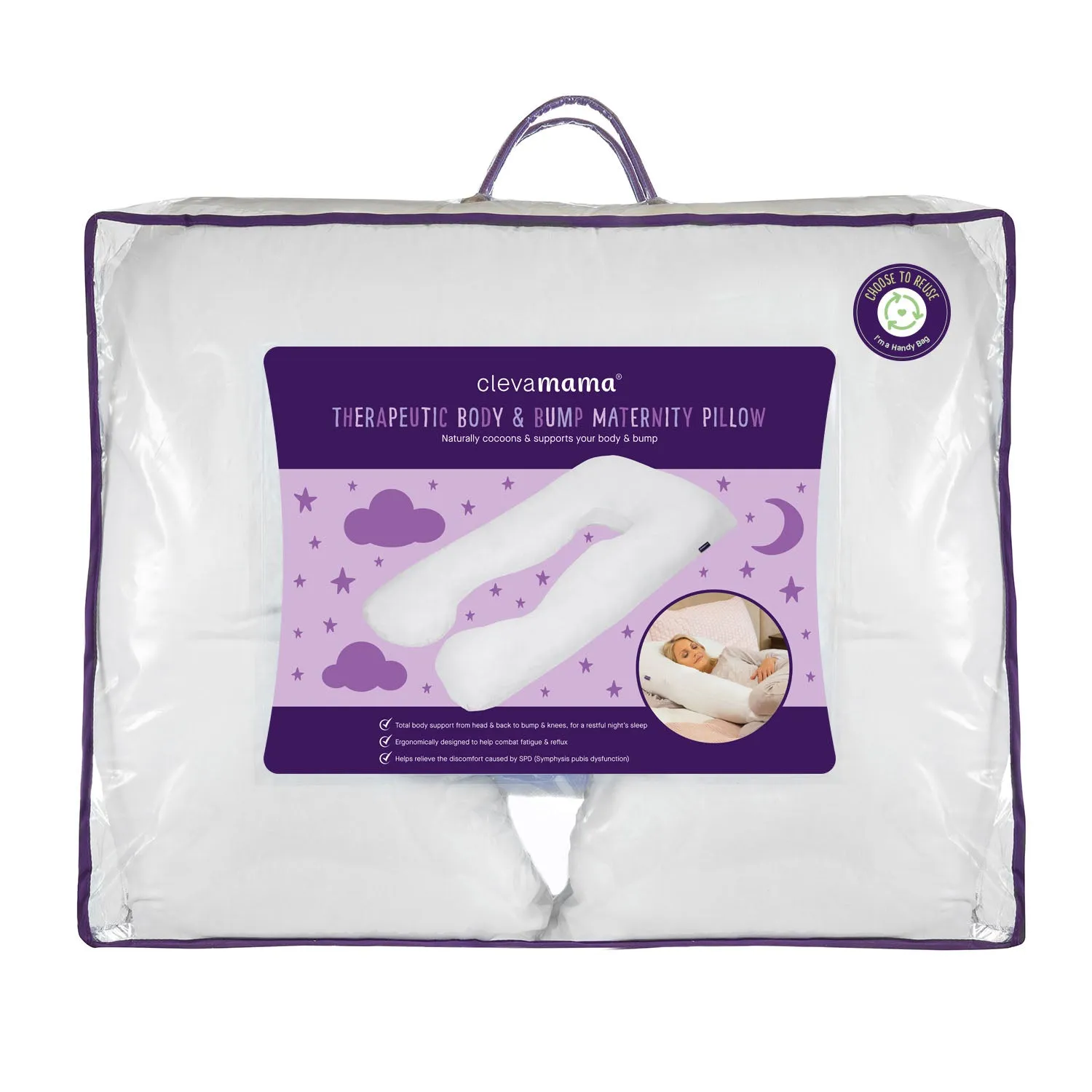 Clevamama Therapeutic Body & Bump Pillow