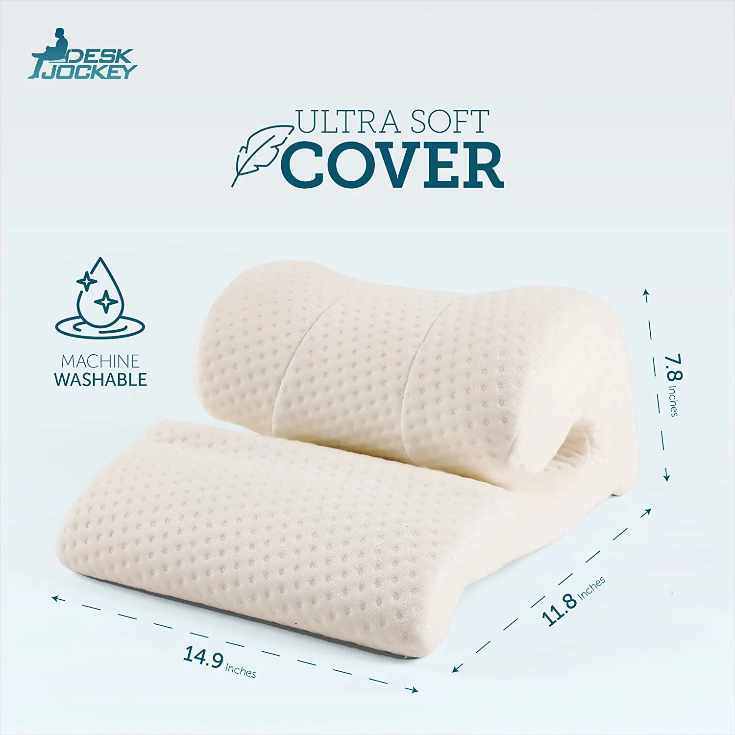 Comfortable Orthopedic Cervical Neck Pillow for Pain Relief, Ideal for Back and Side Sleepers