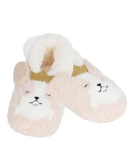 Corgi Critter Plush-Lined Slippers