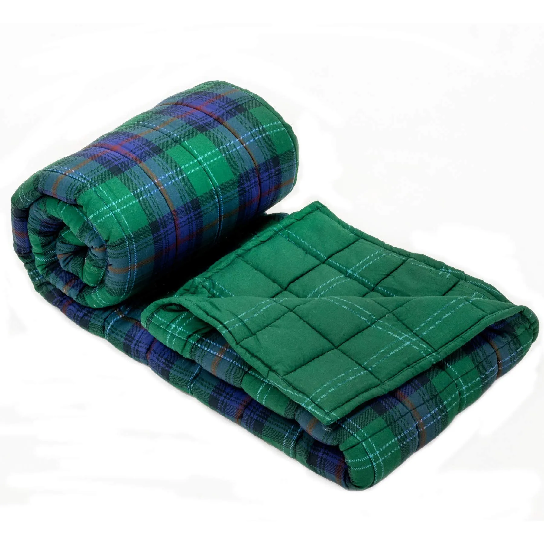 Cotton Single Blanket, Green