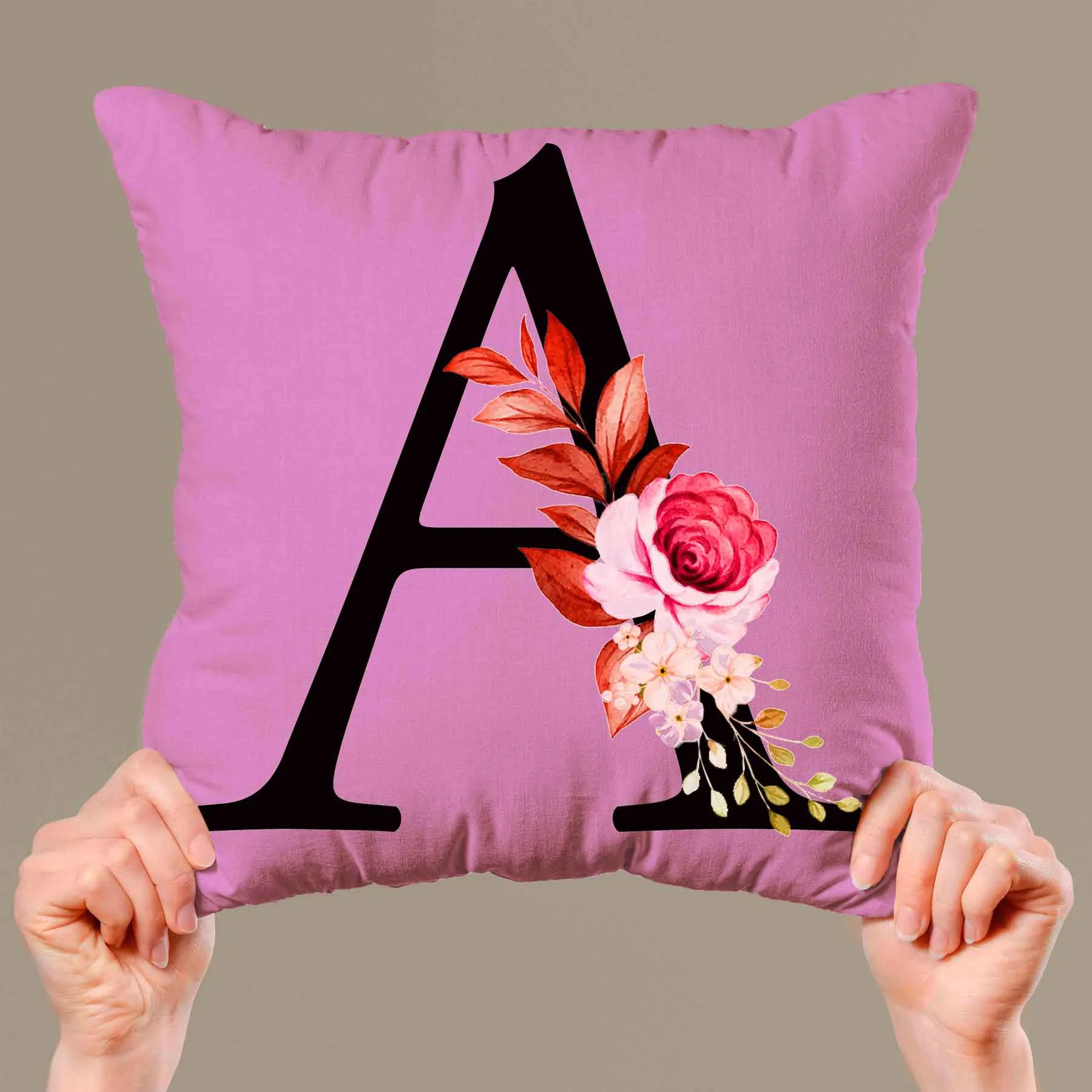 Customized Alphabet Cushion Cover