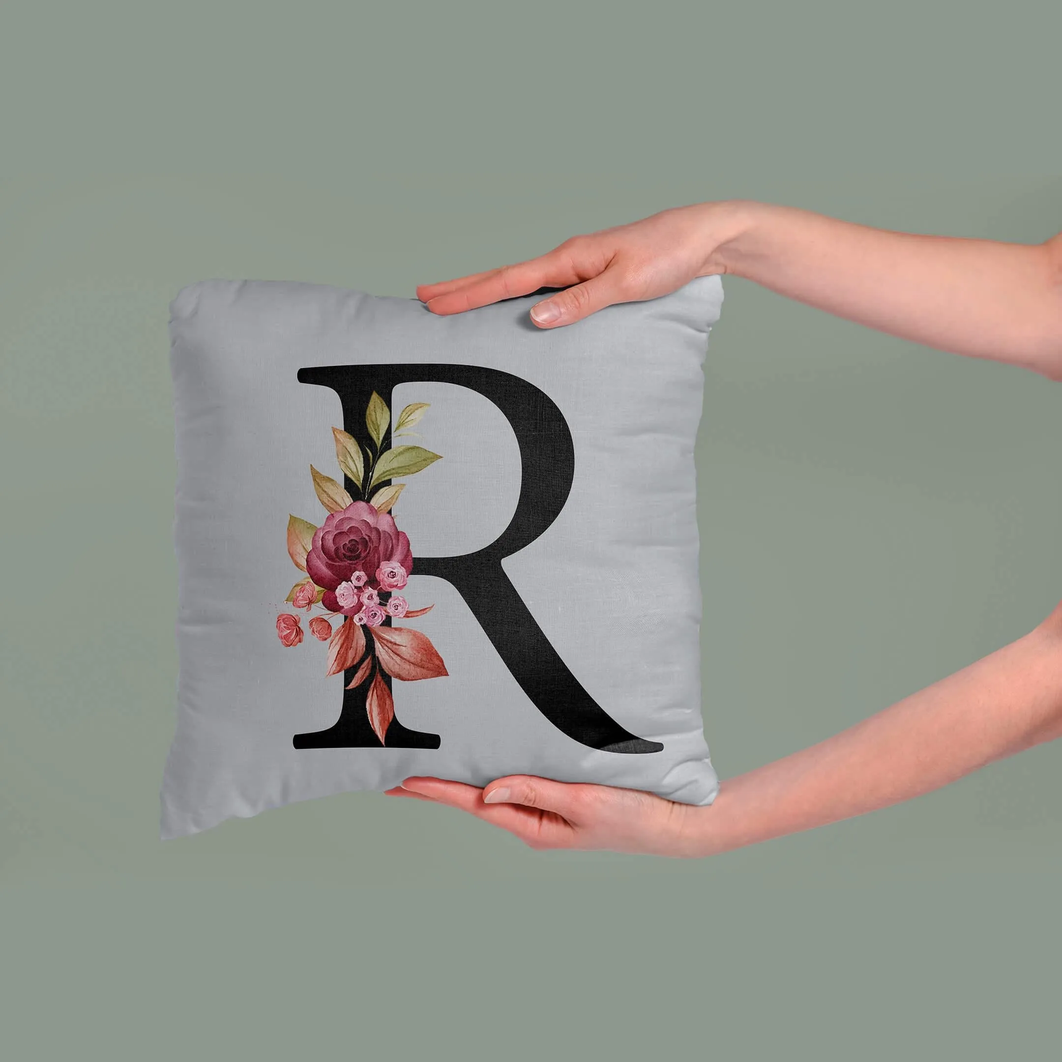 Customized Alphabet Cushion Cover