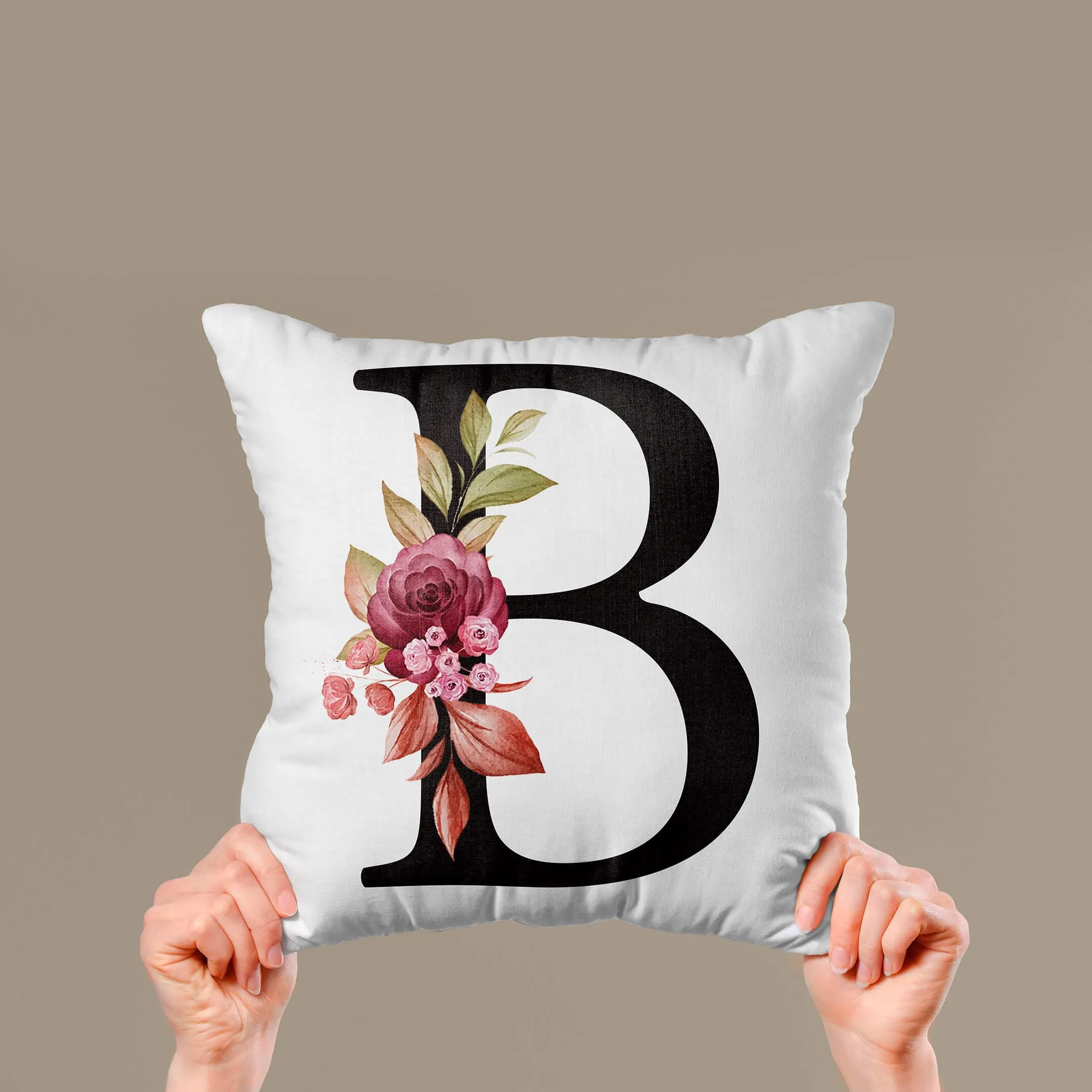 Customized Alphabet Cushion Cover