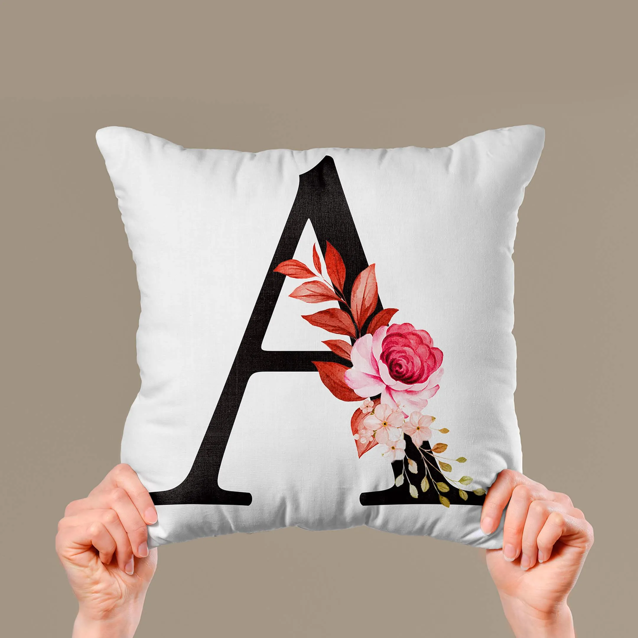 Customized Alphabet Cushion Cover