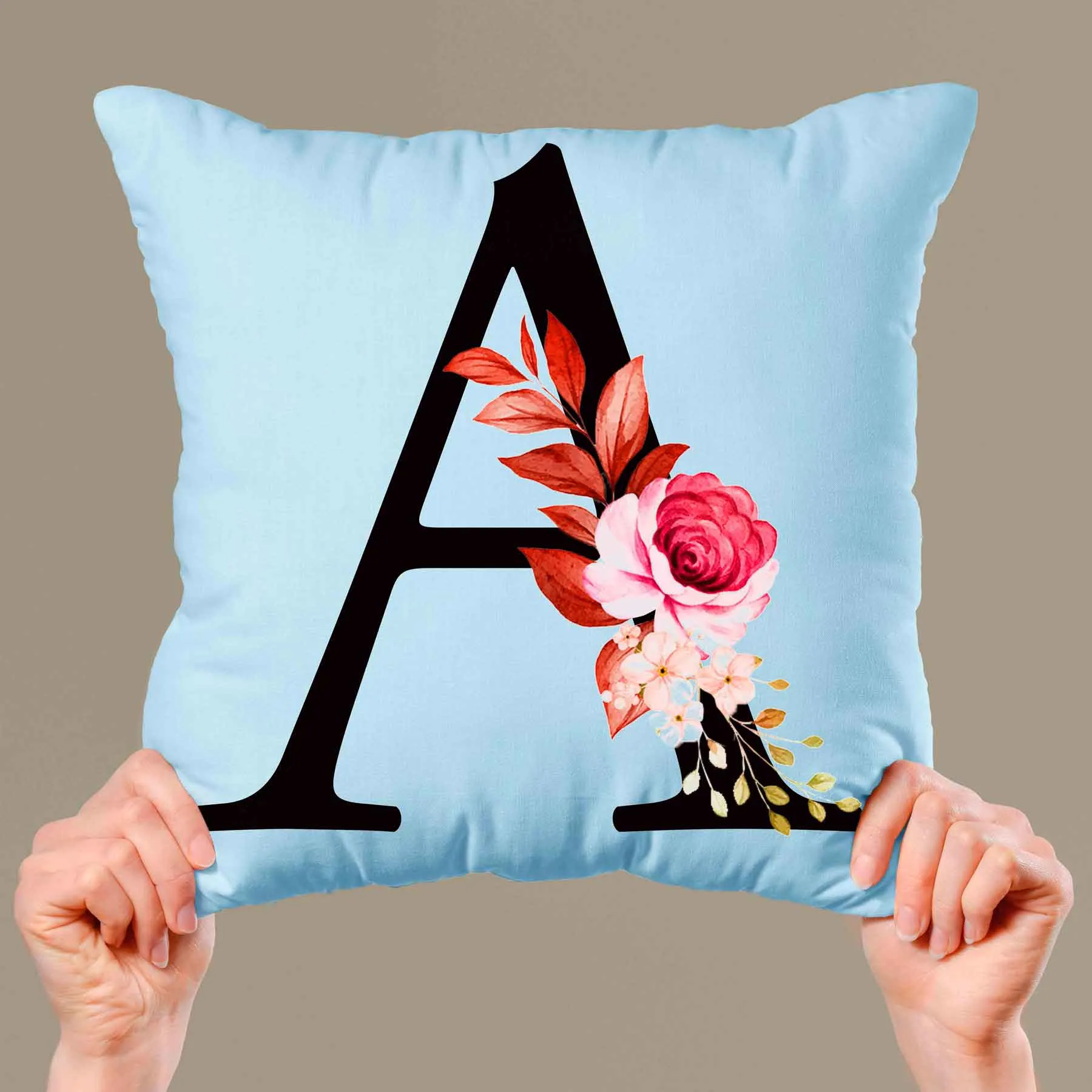 Customized Alphabet Cushion Cover