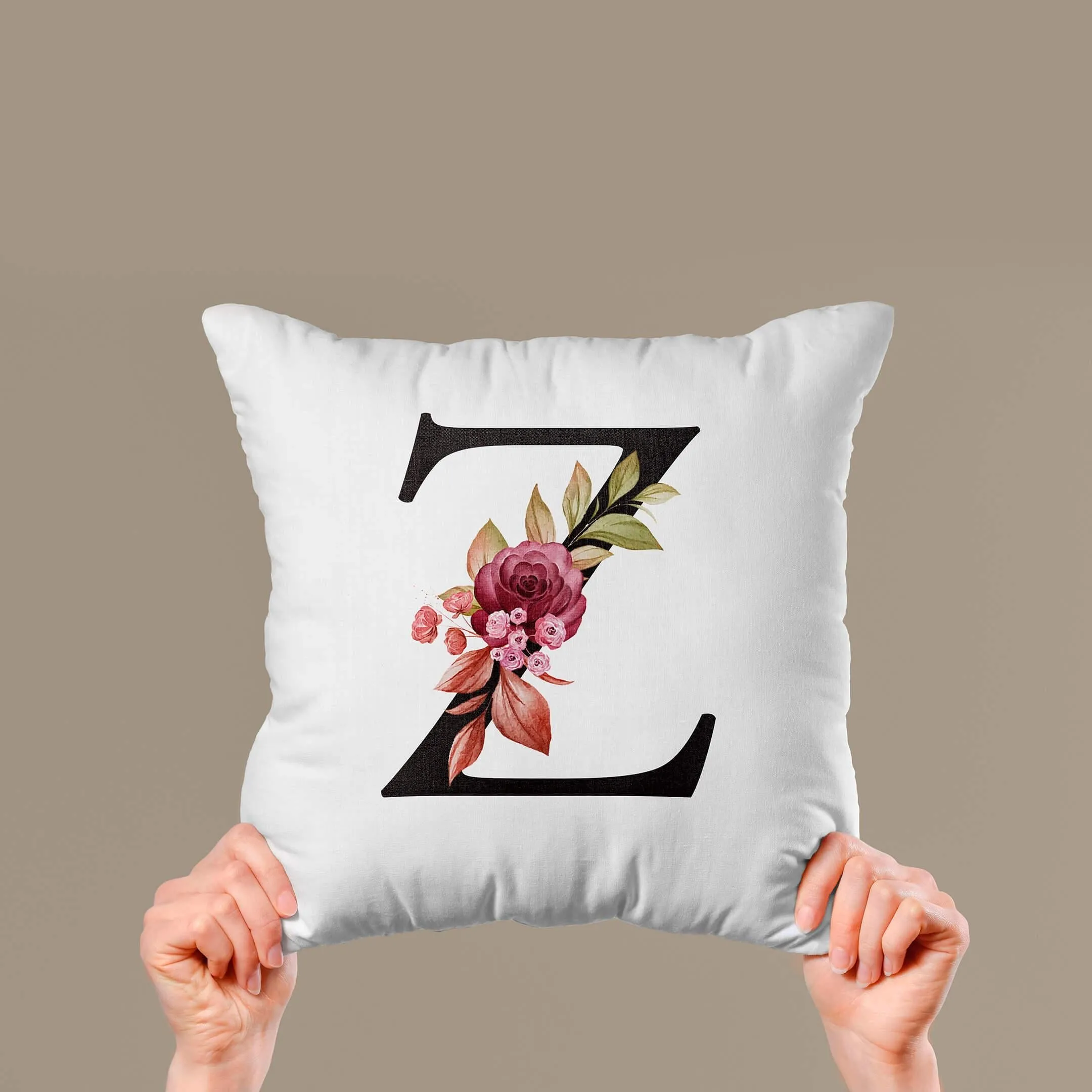 Customized Alphabet Cushion Cover