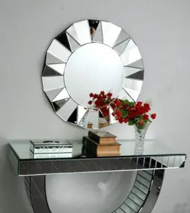 Diamond Cut Faceted Wall Mirror VDR-422