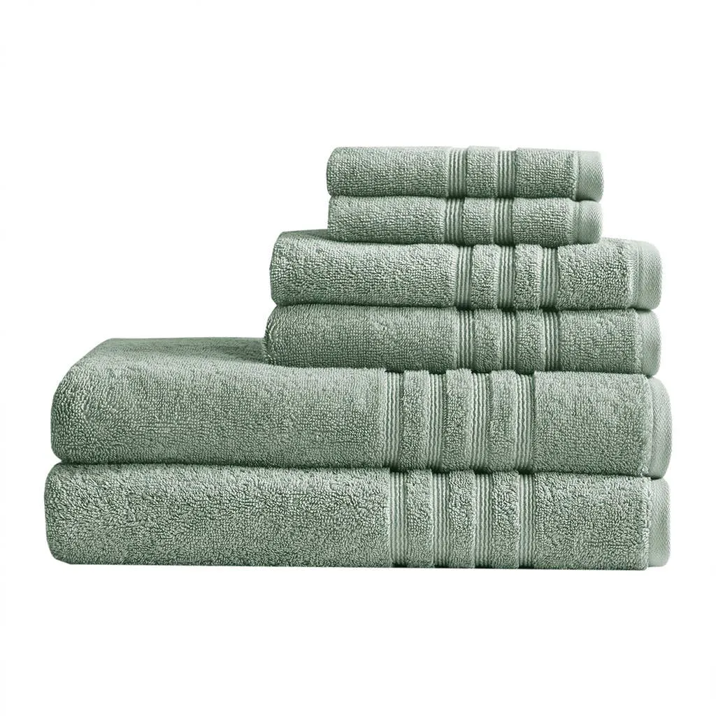 Eco-Friendly Recycled 6-Piece 650gsm Bath Towel Set*