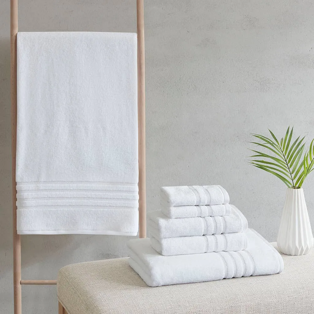 Eco-Friendly Recycled 6-Piece 650gsm Bath Towel Set*