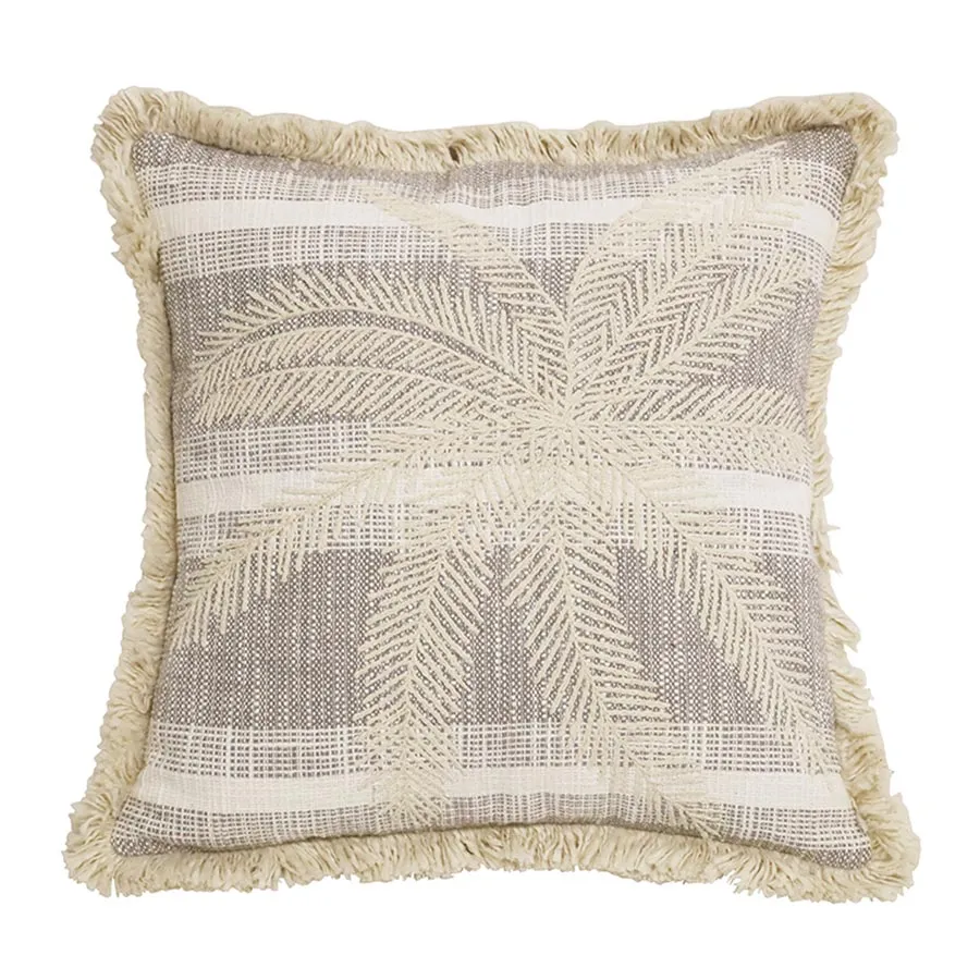 Embroidered Palm Cushion (45cm)