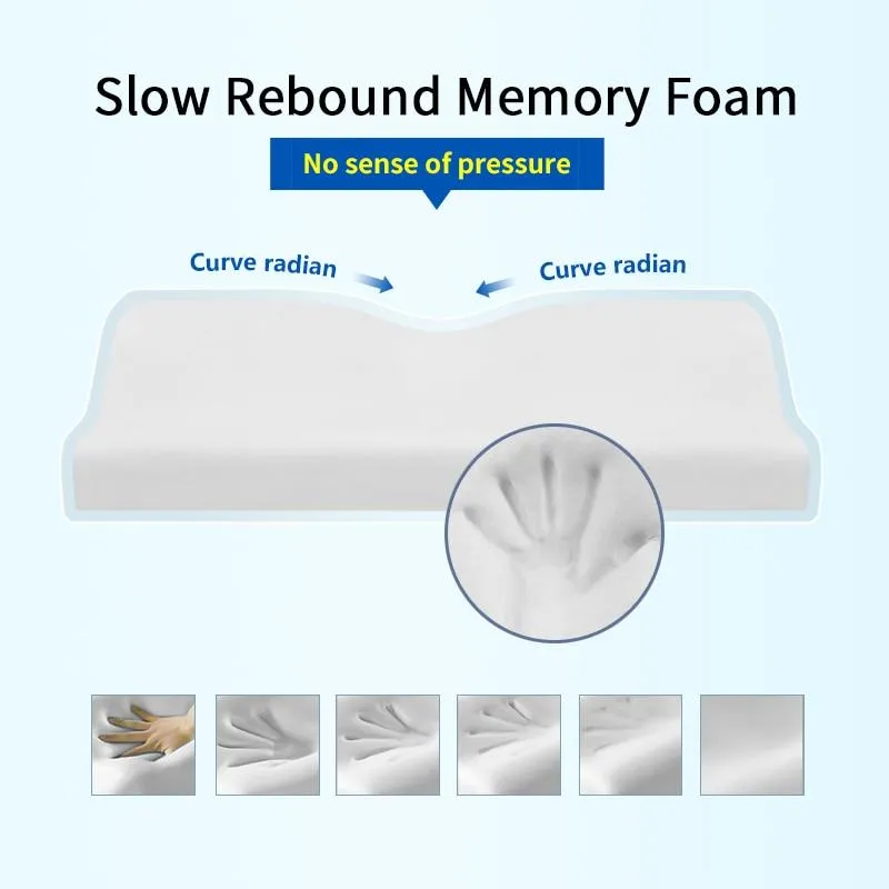 Ergonomic Memory Foam Cervical Neck Pillow