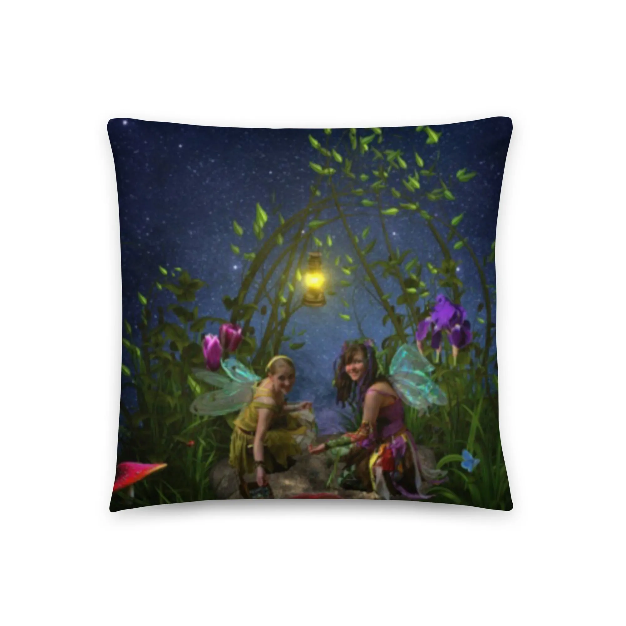 Fairy forest designs cushion cover