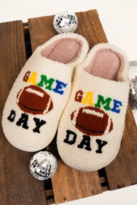 Football Game Day Plush Slippers