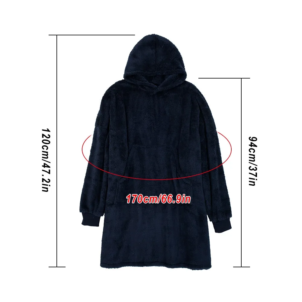 Funki Buys | Oodies | Unisex Oversized Soft Blanket Hoodie