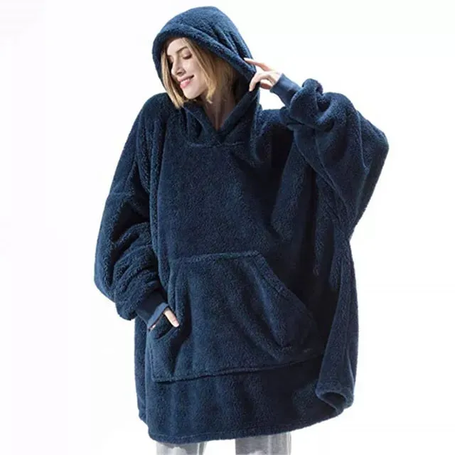 Funki Buys | Oodies | Unisex Oversized Soft Blanket Hoodie