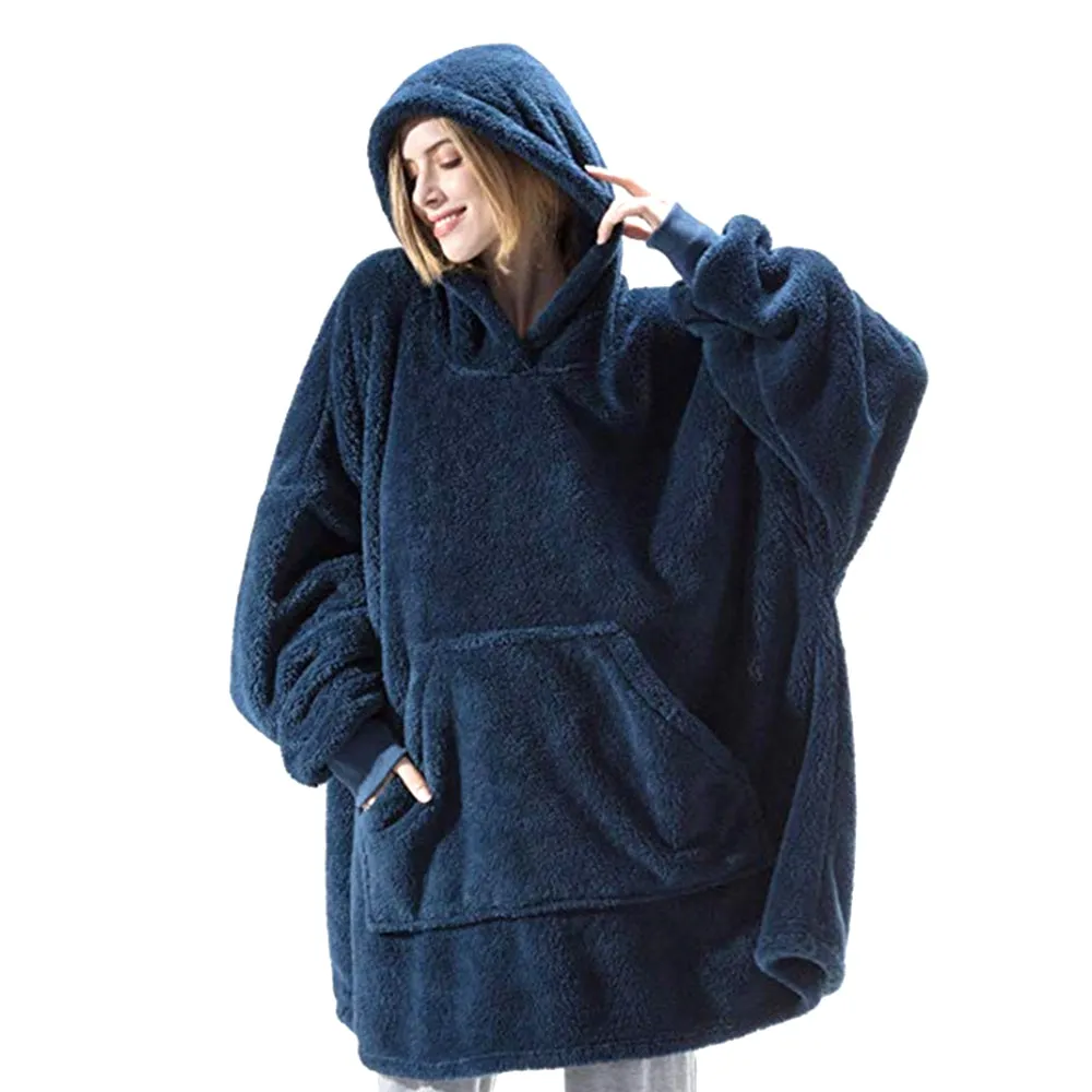 Funki Buys | Oodies | Unisex Oversized Soft Blanket Hoodie