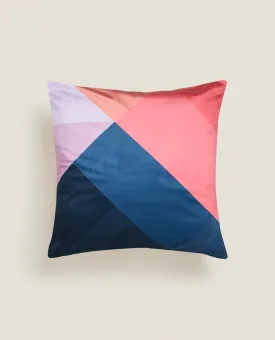 Geometric Mist Cushion Cover