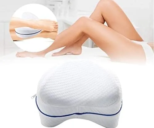 HomeHive Memory Foam Pillow Neck & Shoulder Lumbar Pain Relief Contour Cervical Super Soft & Fluffy-PO1(S_K_E_20022036_Off White)