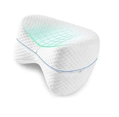 HomeHive Memory Foam Pillow Neck & Shoulder Lumbar Pain Relief Contour Cervical Super Soft & Fluffy-PO1(S_K_E_20022036_Off White)