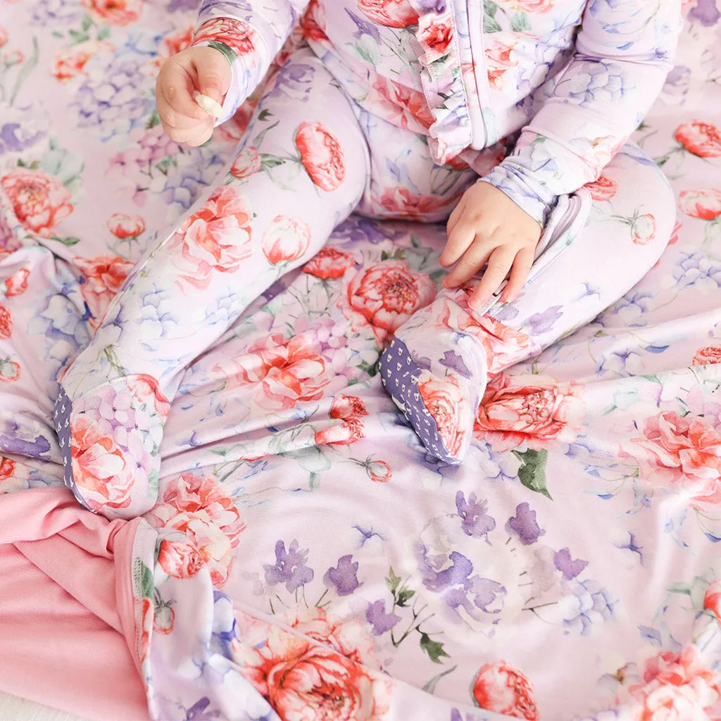 Joaquina & Spring Pink Pinstripe Patoo® Blanket