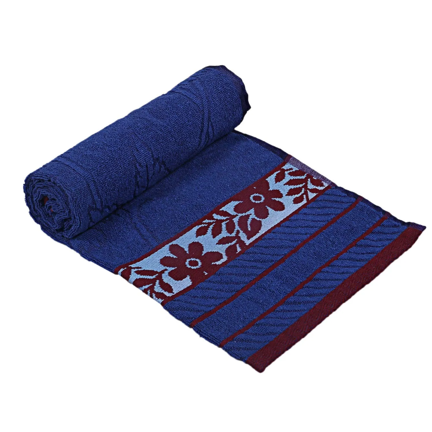 Kuber Industries 100% Cotton 5 Pieces Bath Towel 27" x54? (Blue) -CTKTC28909