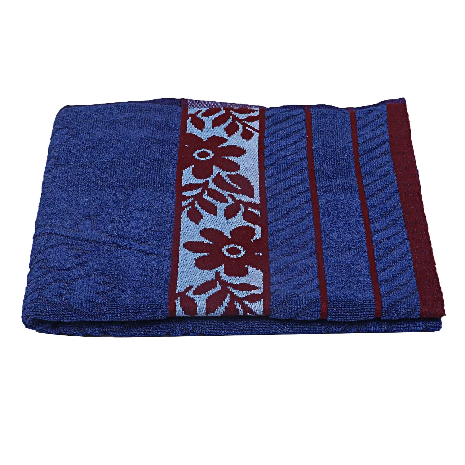 Kuber Industries 100% Cotton 5 Pieces Bath Towel 27" x54? (Blue) -CTKTC28909