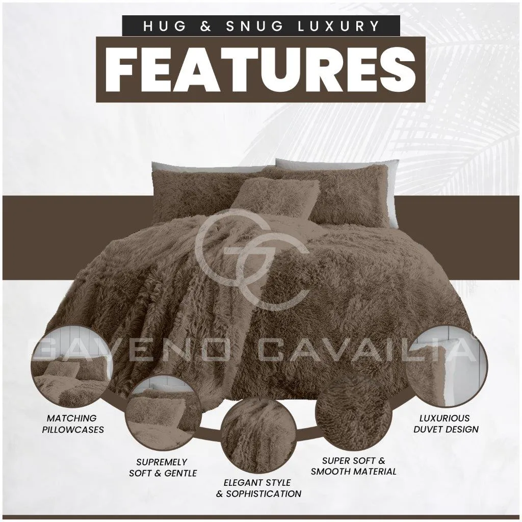 Luxury Hug & Snug Duvet Cover Set Mink