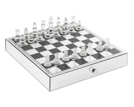 Mirror Glass Chess Board Set