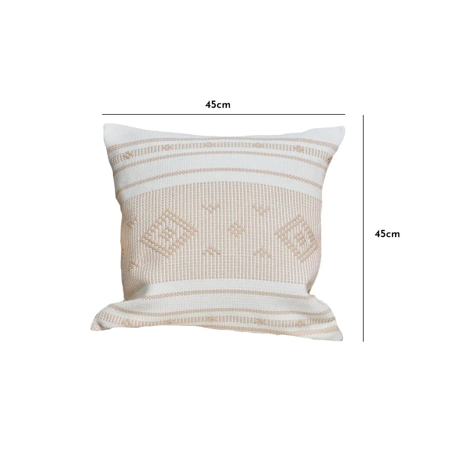 Nerja 45x45cm Cushion Cover - Natural