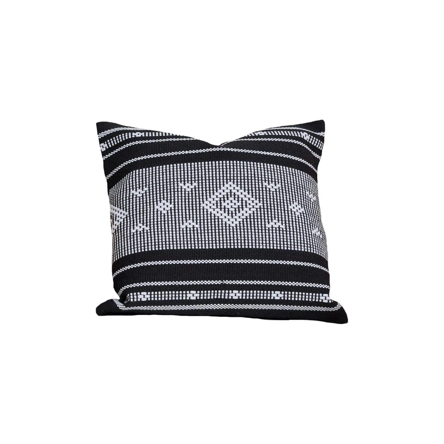 Nerja 45x45cm Cushion Cover - Noir Black