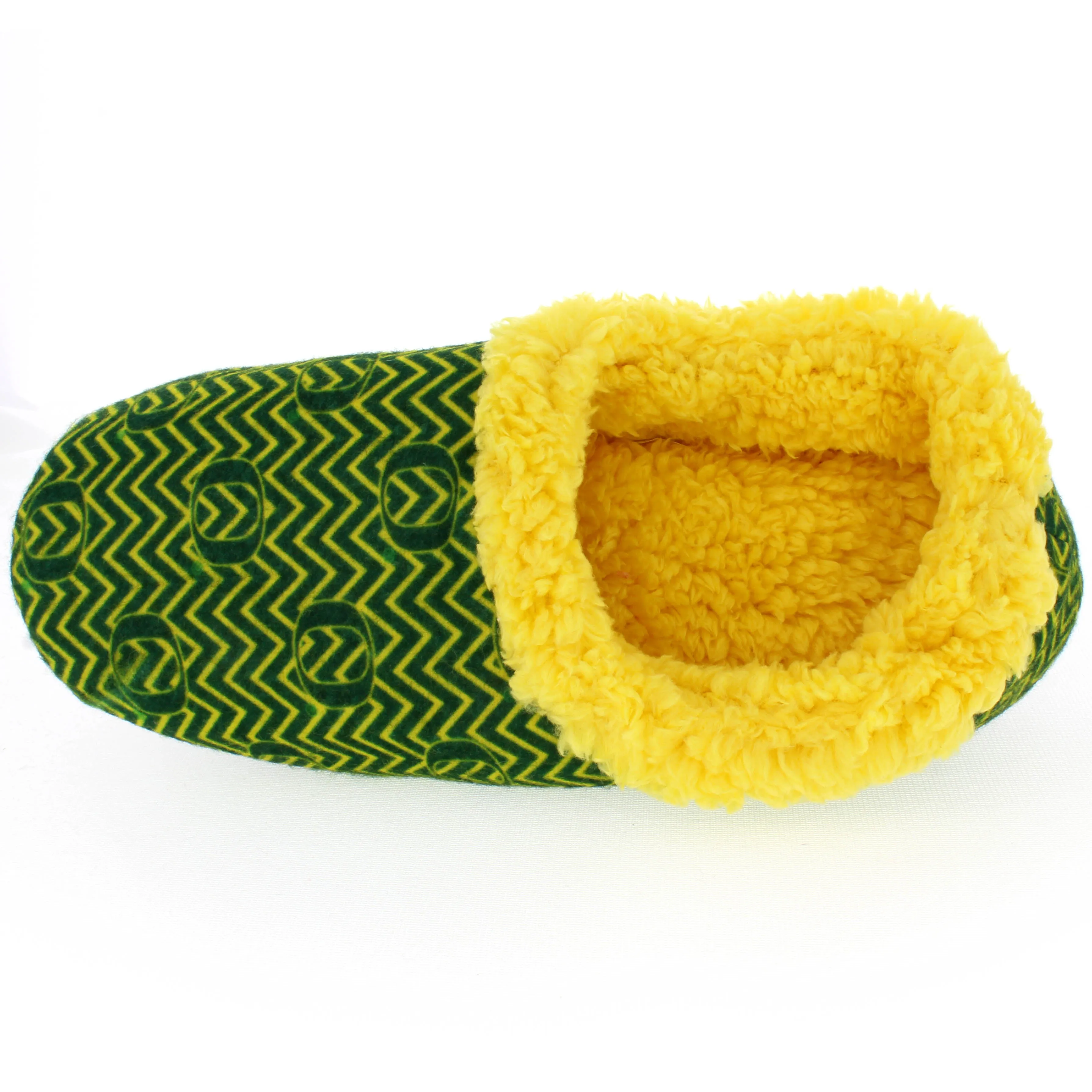 Oregon Ducks Chevron Slip On Slippers