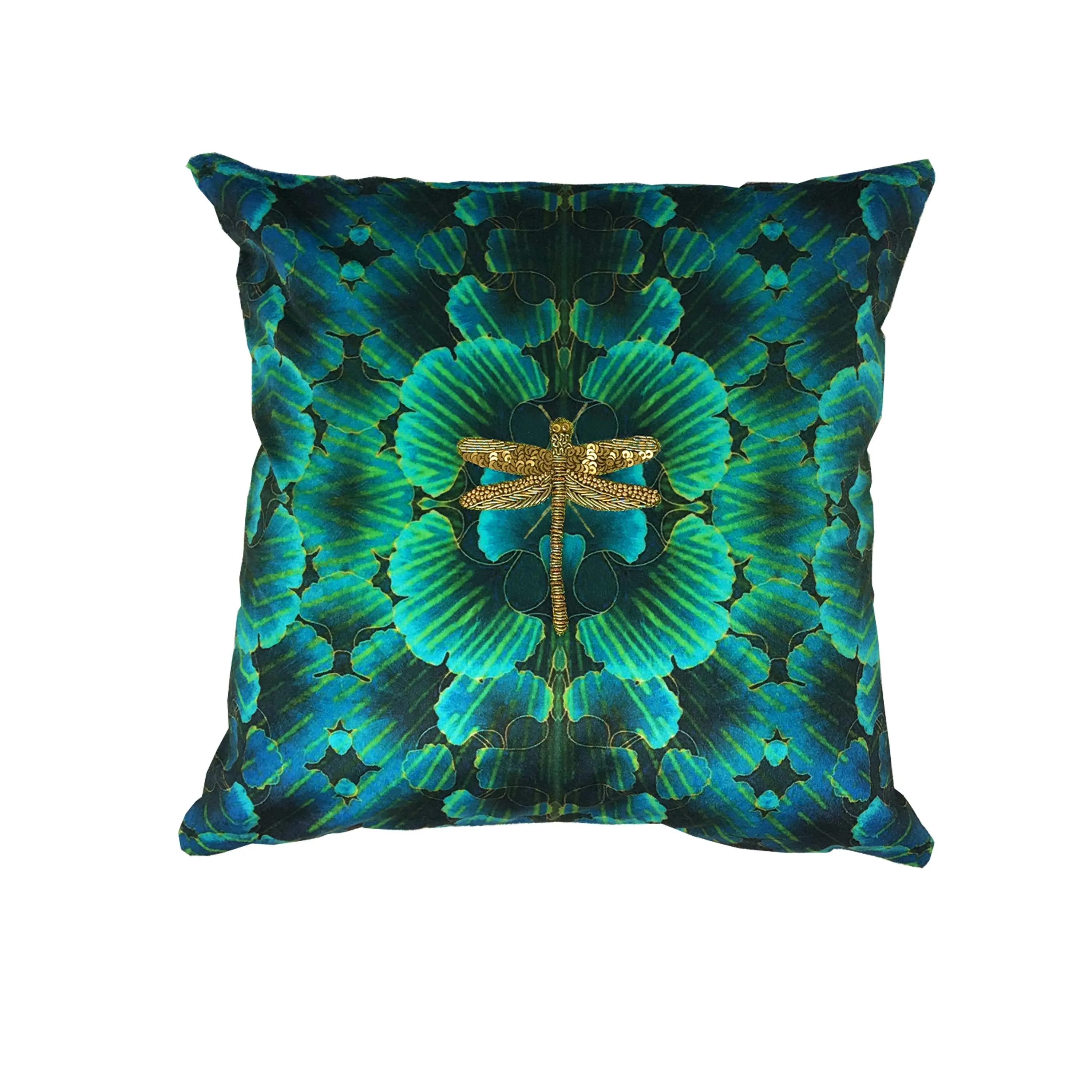 Ornate Dragon fly Cushion cover