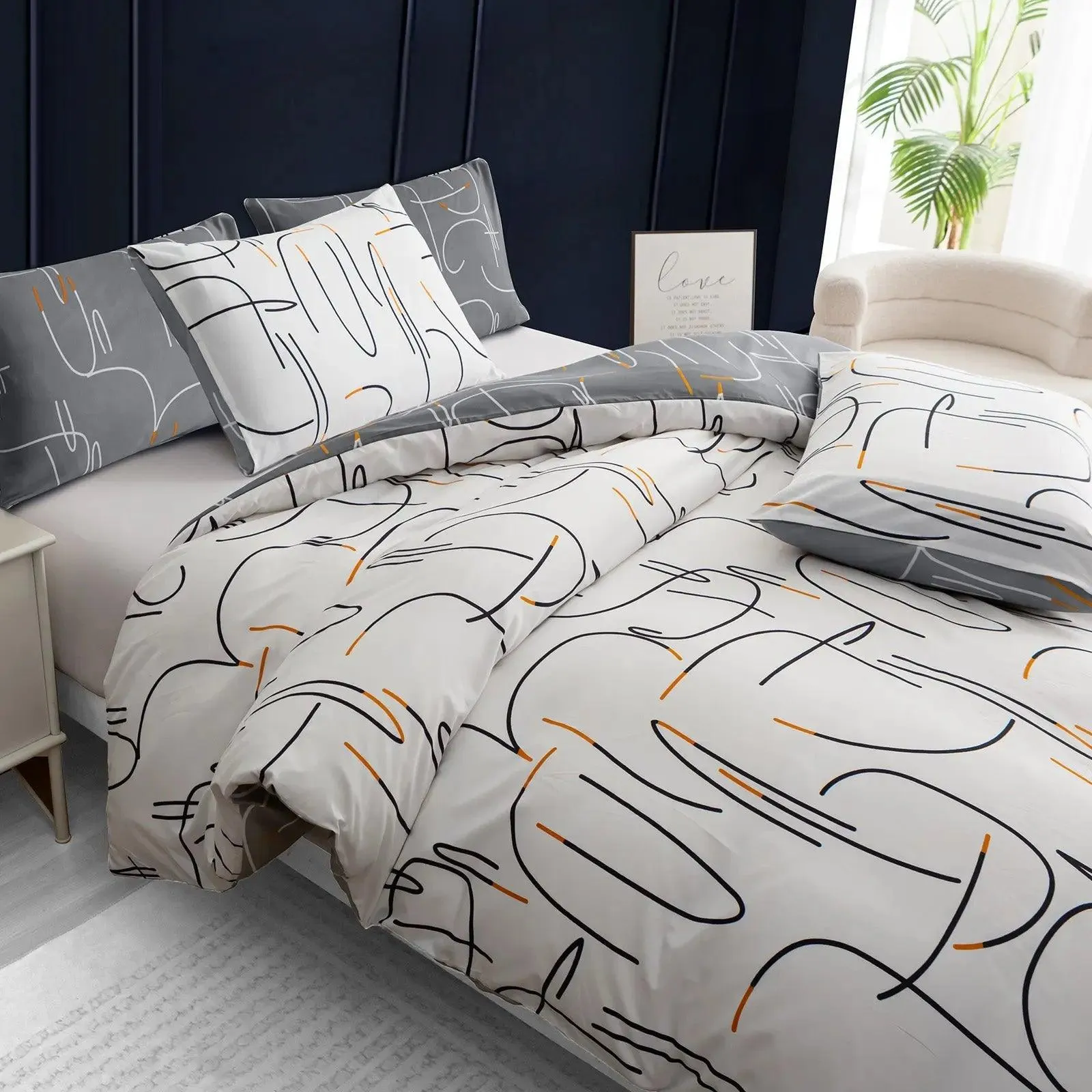 Pamposh Duvet Cover Set-Elements