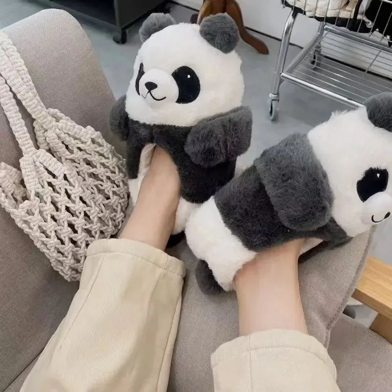 Pat and Pet Emporium | Shoes | Women's Kawaii Panda Slippers