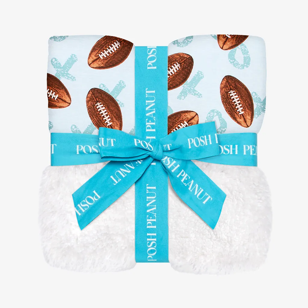 Posh Peanut Field Day Plush Patoo Blanket