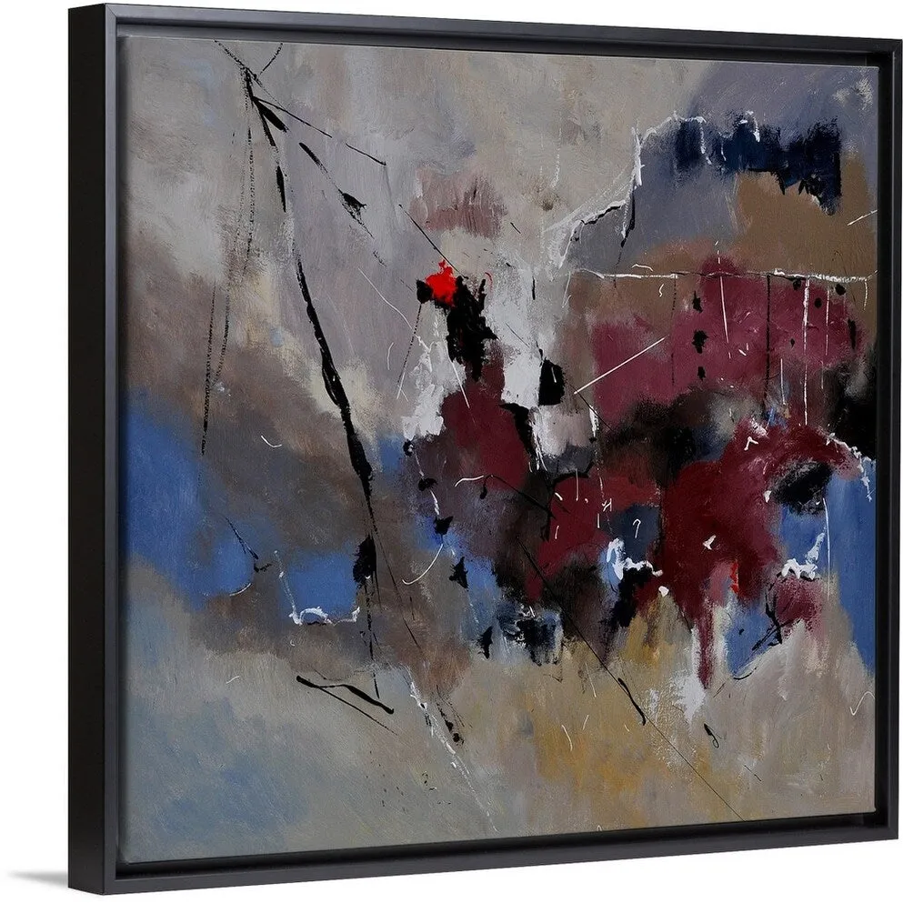 "Abstract 8831103" Black Float Frame Canvas Art