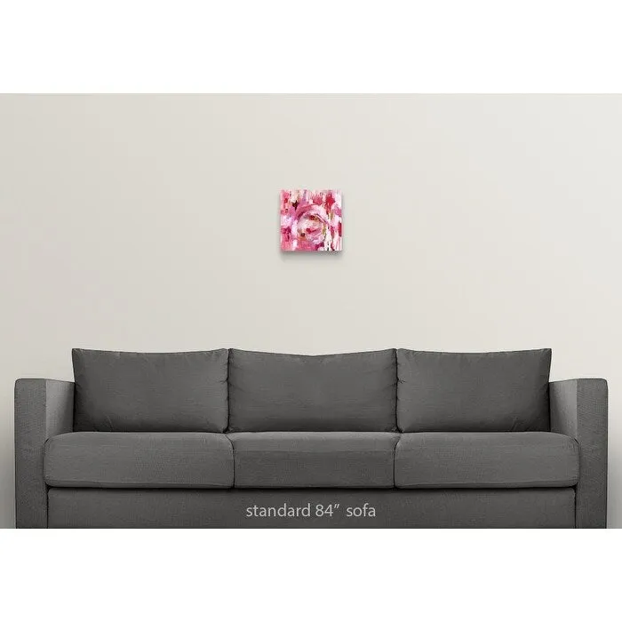 "Abstract Dream Pink Gold II" Canvas Wall Art