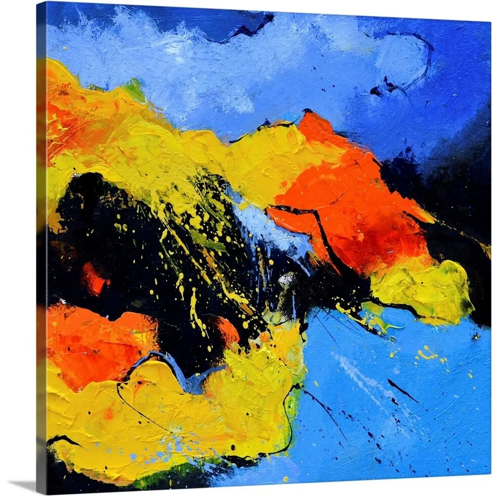 "Blue Abstract 363604" Canvas Wall Art