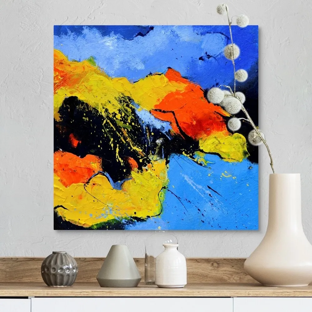 "Blue Abstract 363604" Canvas Wall Art