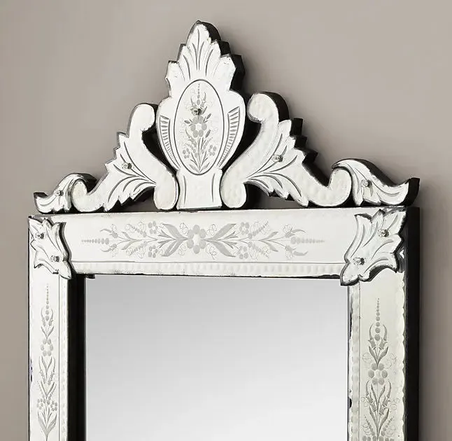 Rococo Etched Mirror - Rectangle VDRH-05